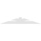 Ekena Millwork Richland Architectural Grade PVC Gable Bracket, 60"W x 10"H x 4"D x 4"F, 4/12 Pitch GBP060X10X0404RIC00 - alternate 5